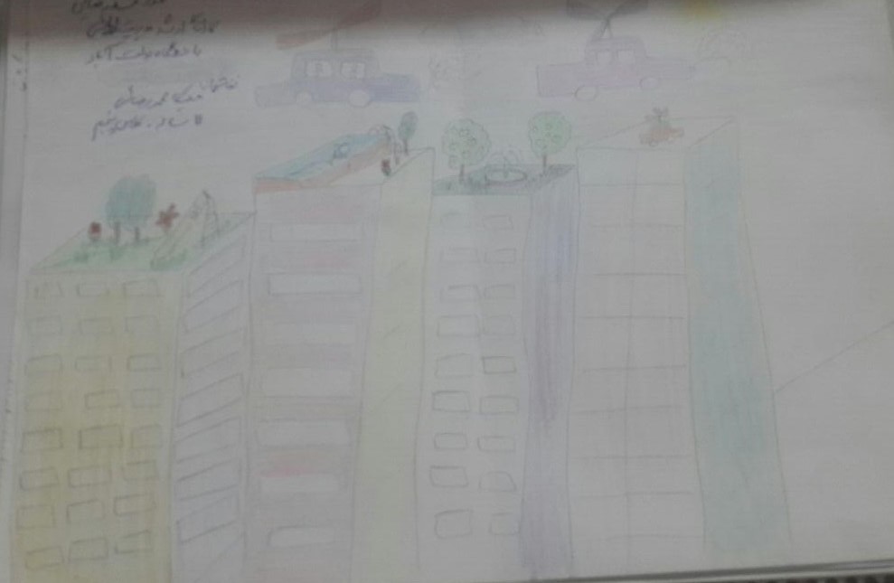 نقاشی بچه ها از آینده